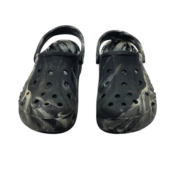 Crocs Classic Baya Clog Marble Black & White Men 9 Women 11 - Picture 1 of 5